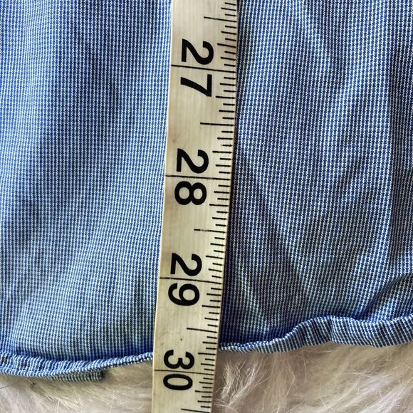 Atlas Design Shirt Sz 40 15 3/4 Dress Tailored Fit Orange Blue Career Work Mens - Picture 8 of 9